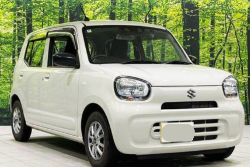 2022 Suzuki Alto Hybrid white compact car front view