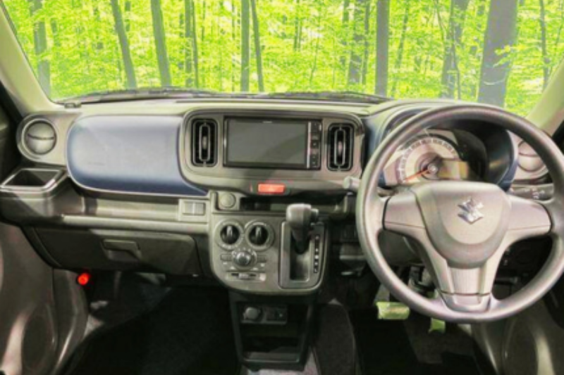 2022 Suzuki Alto Hybrid white compact car front view