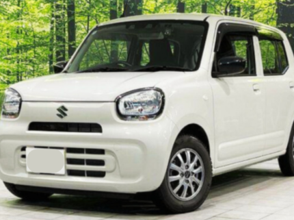 2022 Suzuki Alto Hybrid white compact car front view