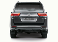 Toyota Land Cruiser 300 black luxury SUV front view
