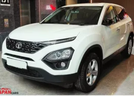 2023 Tata Harrier XT Plus SUV in black color front view