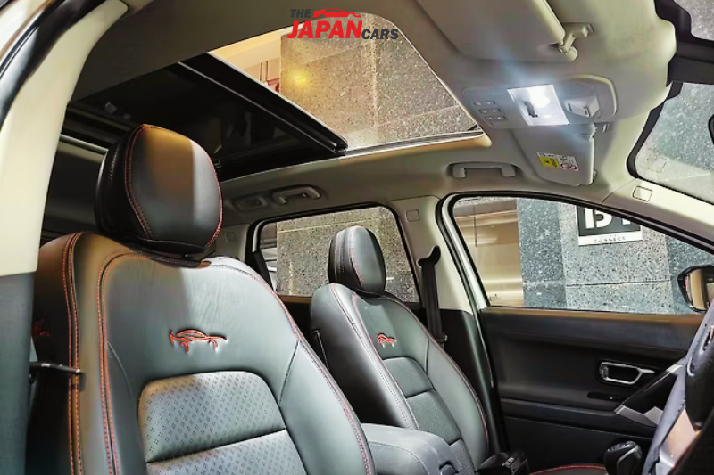 2023 Tata Harrier XT Plus SUV in black color front view