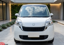 Honda Life Pastel 2012 compact kei car front view in white color