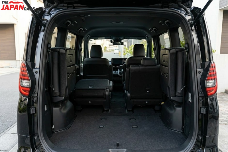 Toyota Noah 2022 black MPV family van from Japan