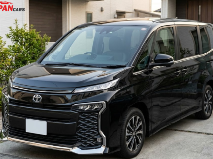 Toyota Noah 2022 black MPV family van from Japan